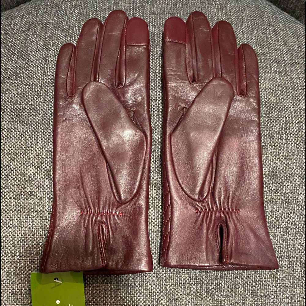Kate spade leather gloves